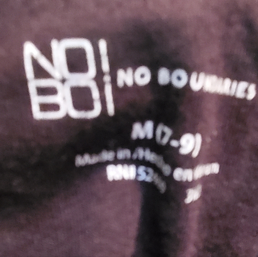 2 Tank Tops: 1 Black & 1 Pink - No Boundaries (M 7-9) - Picture 3 of 4